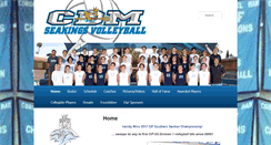 Desktop Screenshot of cdmvolleyball.com