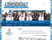 Tablet Screenshot of cdmvolleyball.com